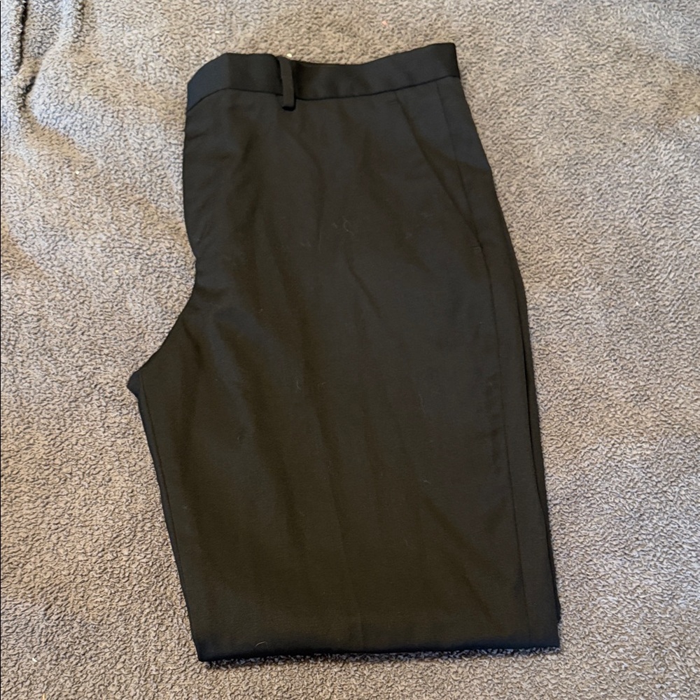 Express Charcoal Wool Blend Trousers